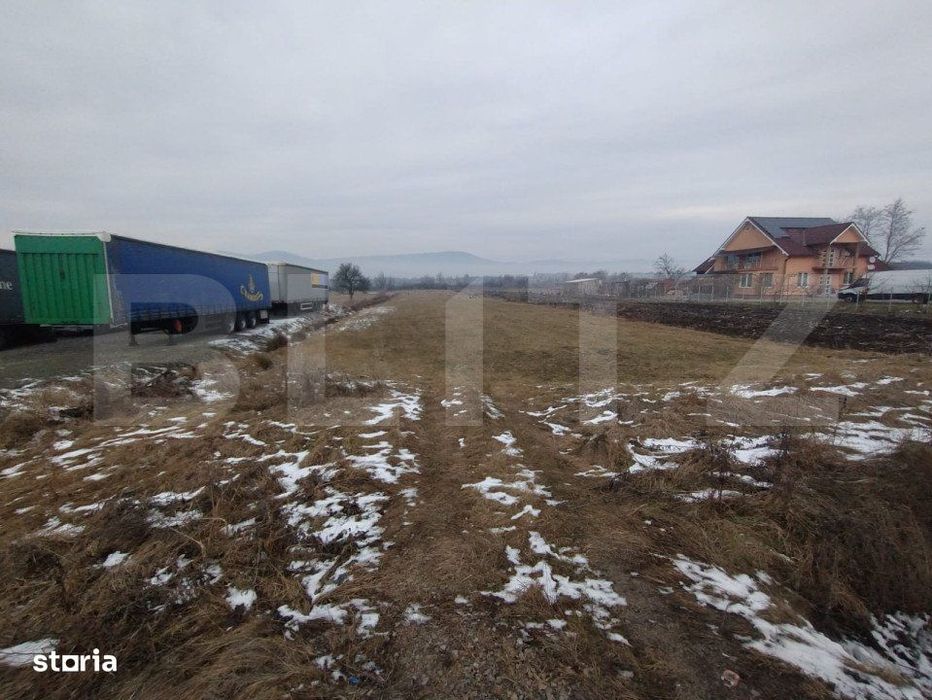 Teren intravilan 3995 mp, 22 m deschidere la DN17, zona Rusu Bargaului