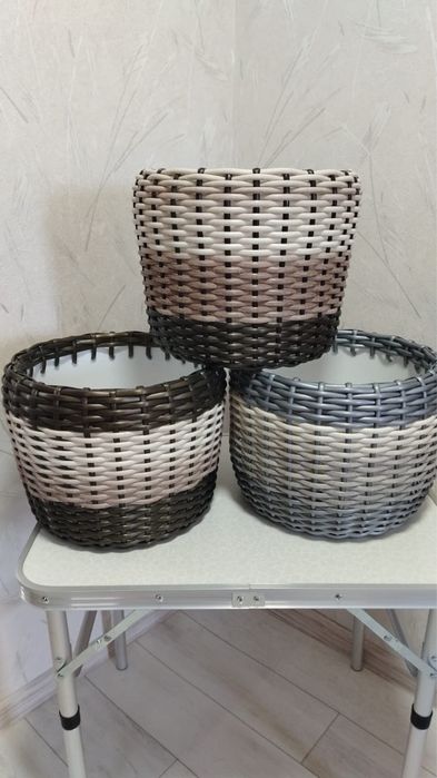 Продам кашпо из ротанга
