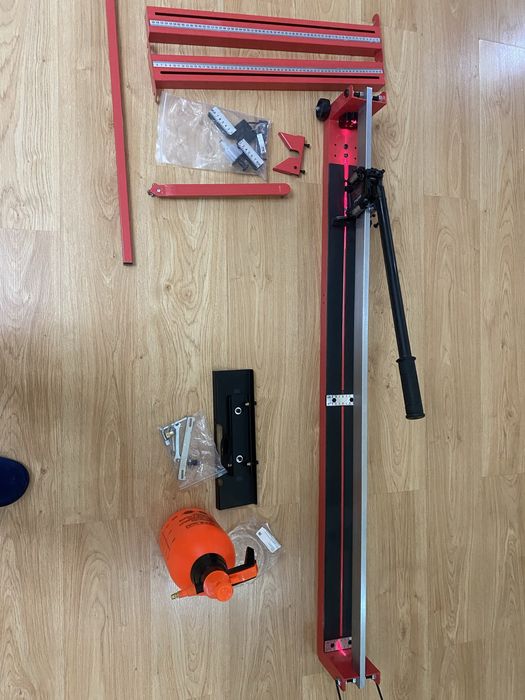 плиткорез 1200мм и шаблон для 45