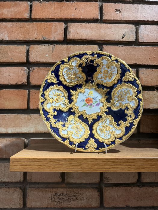 Meissen Тарелка Позолоченная