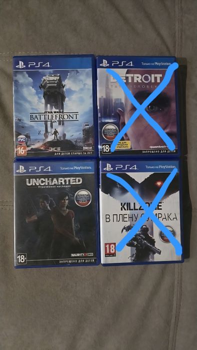 Обмен игр для ПС5 и ПС4