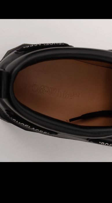 Off White Sponge Derby Shoes