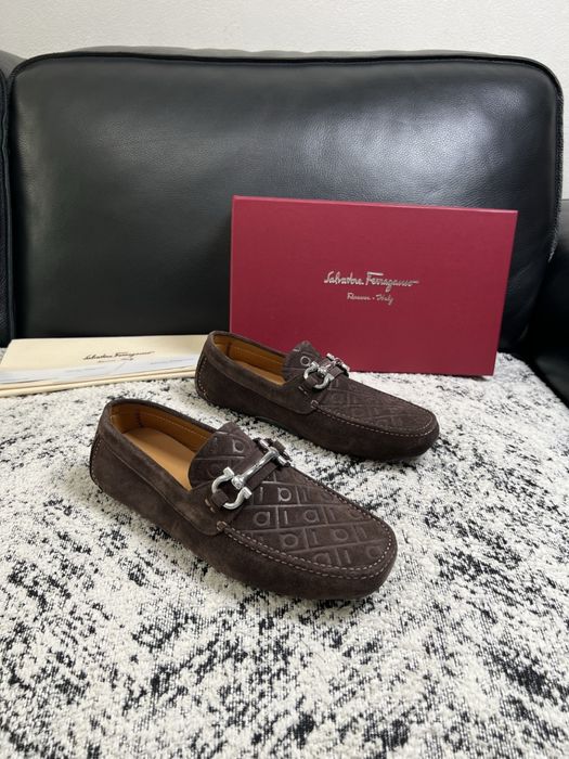 Mocasini Ferragamo , calirate premium , pe comanda , noi , 43