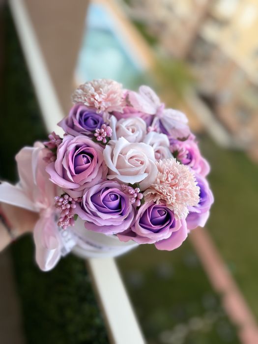 Buchet de trandafiri din sapun