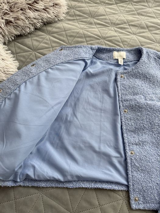 Яке от буке в син цвят HM