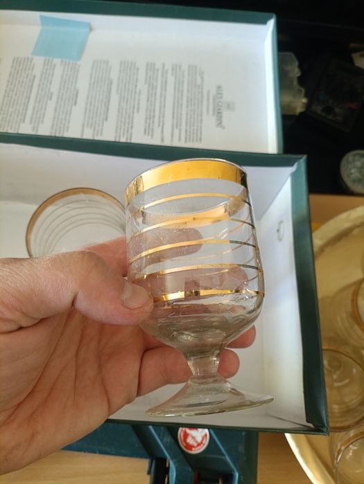 Стаканы СССР новые позолото
