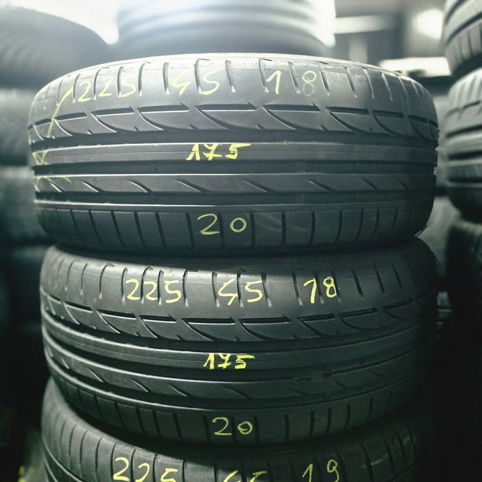 2x 225/45/18 VARA BRIDGESTONE 2020 Stare excelentă
