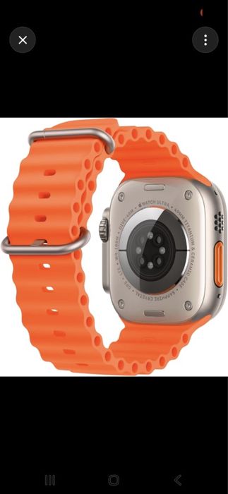Apple Watch Ultra 49 мм Titanium Case + Black Ocean Band