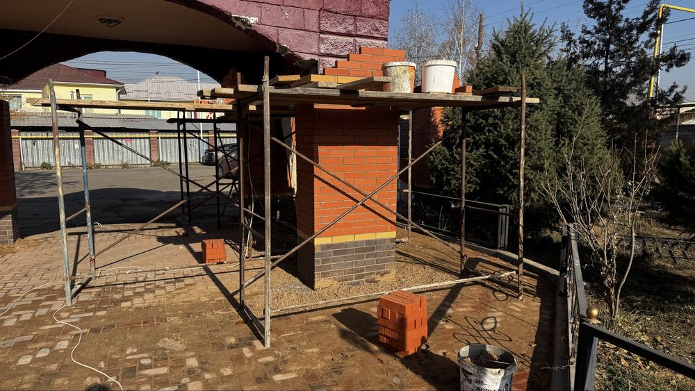 Строительный леса аренда, леса на колесах