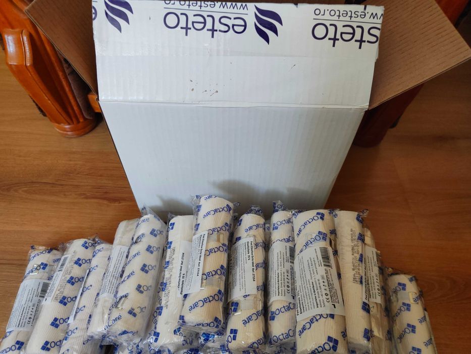 40 x Fasa Elastica - Octamed OctaCare, elasticitate 70%, 15 cm x 4.5 m (Oferta de la 520 lei)