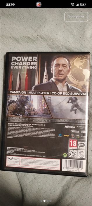 DVD call of duty advanced warfare