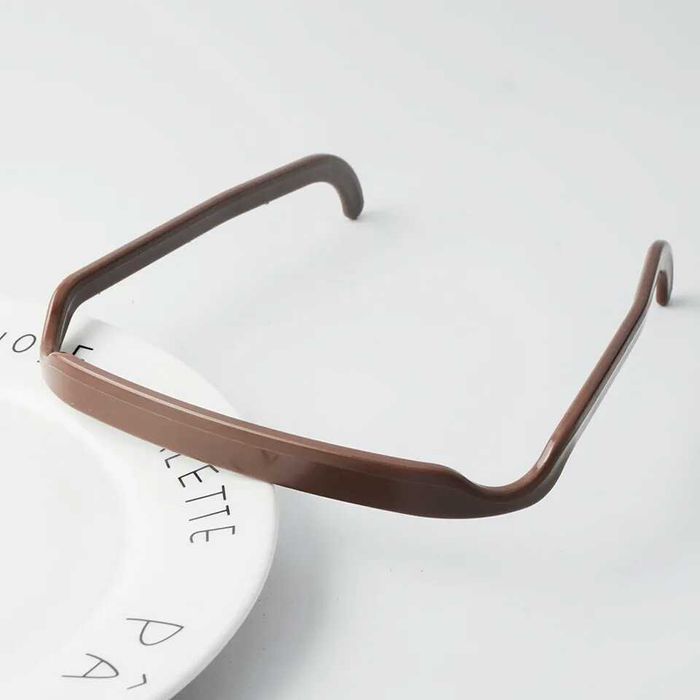 Квадратные ободки - коричневый и синий