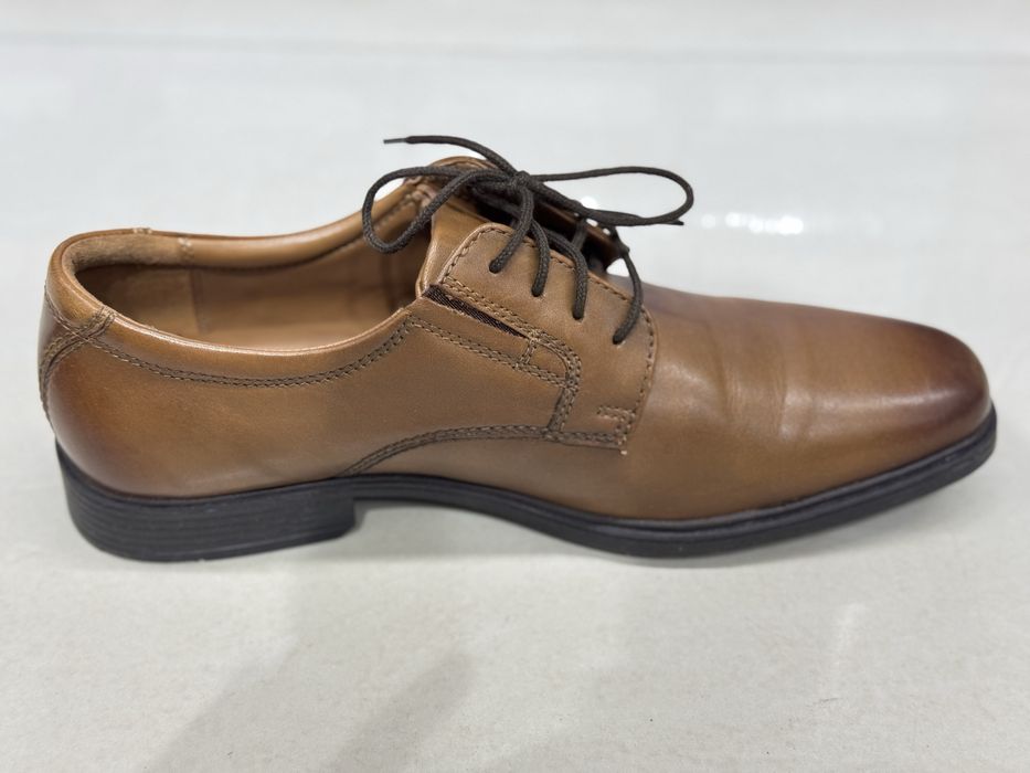 Туфли кожаные коричневые