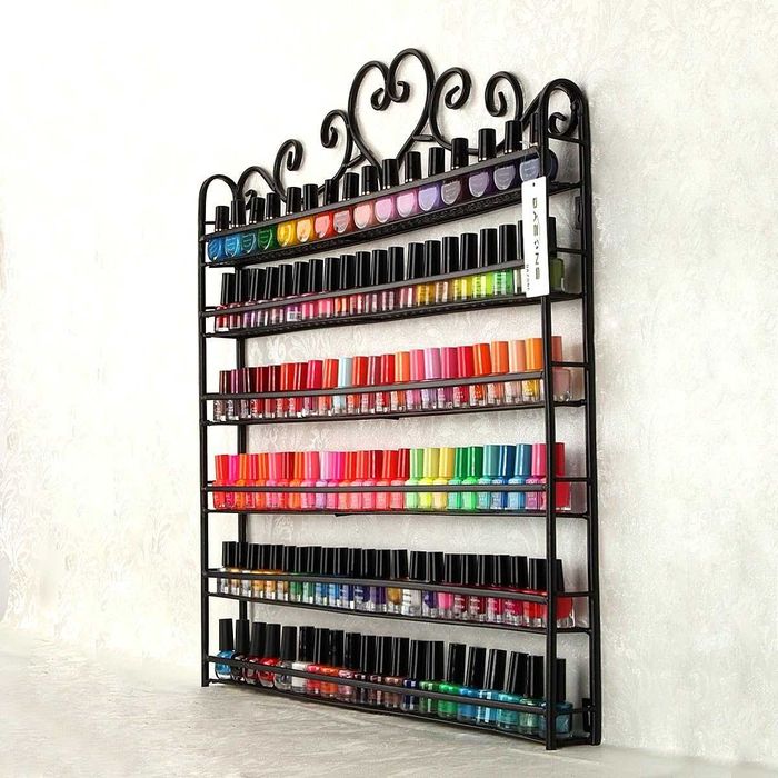 Organizator lac unghii, raft display FullBerg, 6 nivele, 75x60x5.5cm