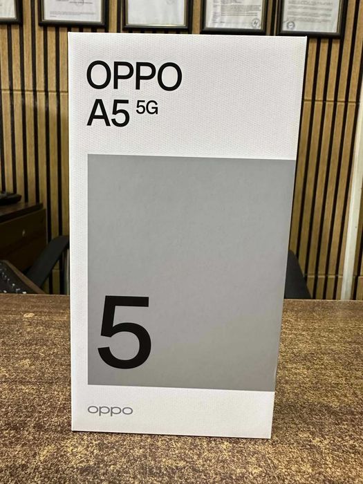 Чисто нов, запечатан Oppo A5 5G 4GB/128GB – Black Green