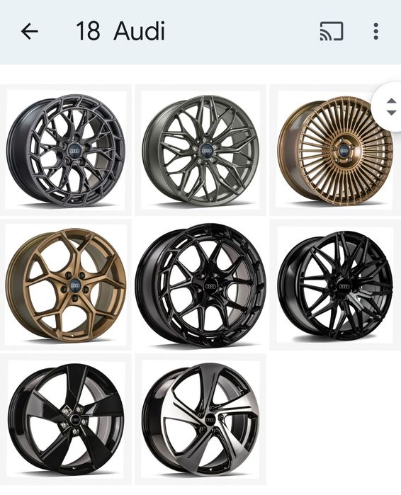 Jante 18 Audi A3 A4 A5 A6 A8 TT E-Tron Q2 Q3 Q4 Q5 Q7 Q8 S2 S3 S4 S5 S6 S7 S8 SQ2 SQ5 R8 RS Q3 RS3 RS4 RS5 RS6 TT RS TT S Jante Noi  ‼️autohauss.ro‼️