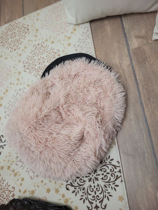 Комплект 2бр. розови пухени надуваеми табуретки