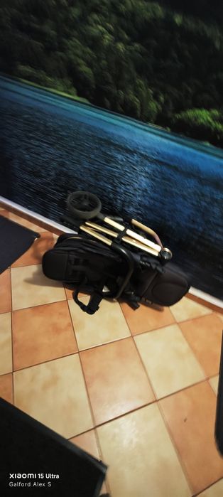 Cărucior  Chipolino - Twister, 360° slim, black