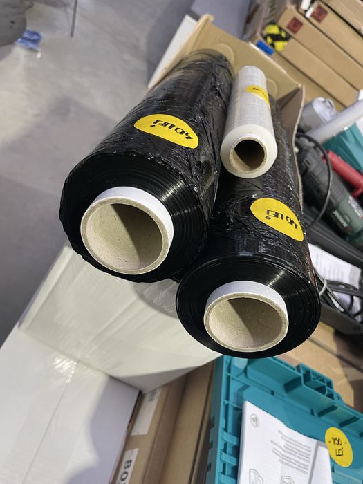 Rola folie industriala neagra pentru ambalare 2.9 kg 24 microni