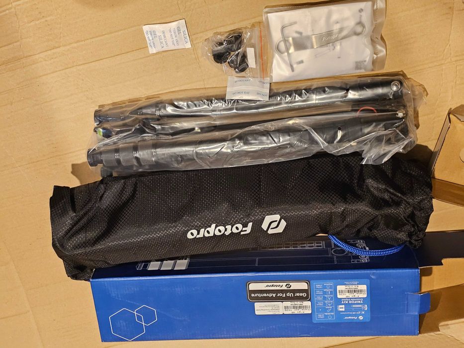 Trepied Foto-Video Fotopro X-go HR Chameleon +52Q | Înălțime 157cm, Nou