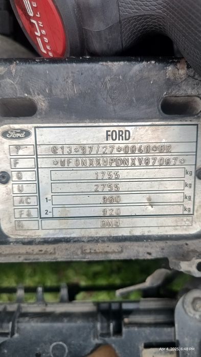 Ford Focus 1.8 дизел 90кс на части