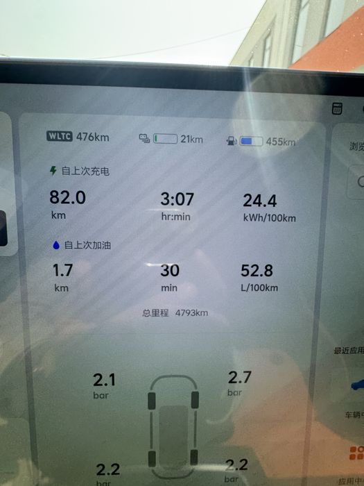 Lixiang L9 restayling/ 4700km probeg/ nardo gray