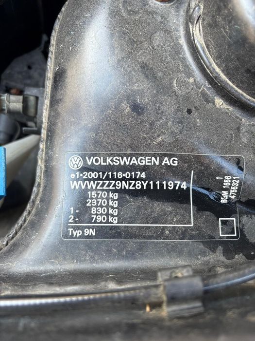 Volkswagen Polo 1.2 benzină, 2008