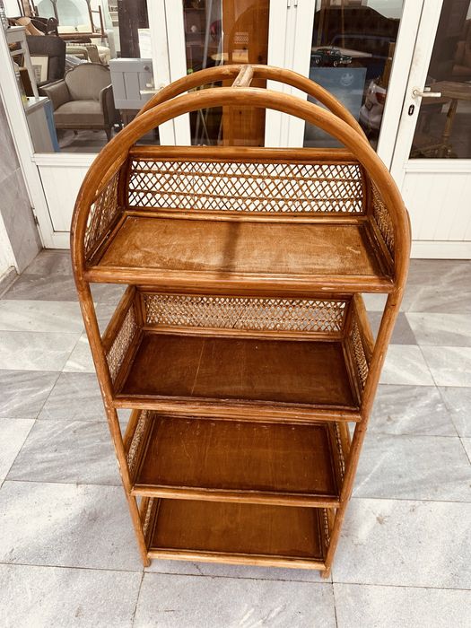 Ратанова етажерка – скандинавски стил, внос от Дания