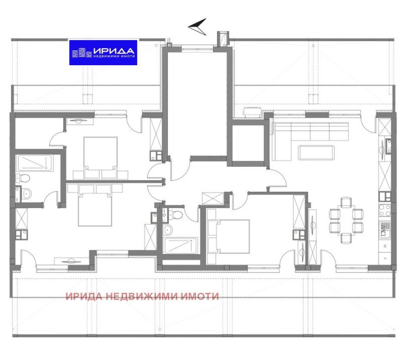 Продава се Многостаен апартамент в София, Дървеница - 197 кв.м за 2565 €/кв.м - Снимка #3