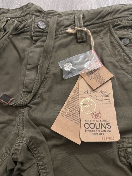 Pantalon bǎrbǎtesc Collins scurt, kaki