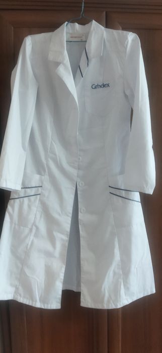 Белые халаты хлапчатобумажные