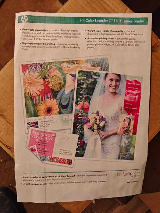 Продам лазерный цветной принтер HP Color LaserJet CP1515n
