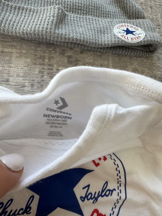 Бебешки дрешки новородено подходящи за изписване   Converse и Name it