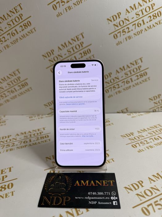NDP Amanet Braila Iphone 15(58531)