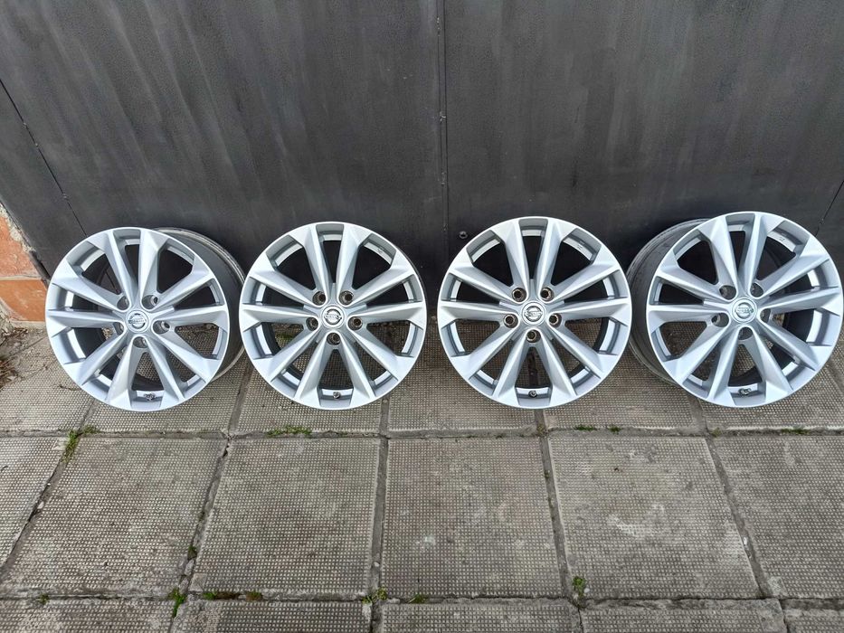 ОРИГИНАЛНИ джанти 17 '  цола 5x114,3 НИСАН Кашкай / NISSAN QASHQAI J10 J11 7J ET40 + ДАТЧИЦИ