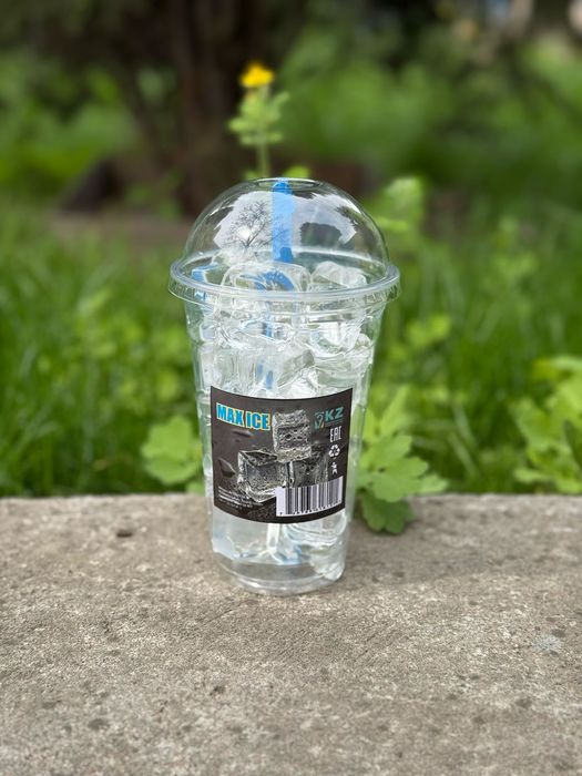 Лёд в стакане пищевой