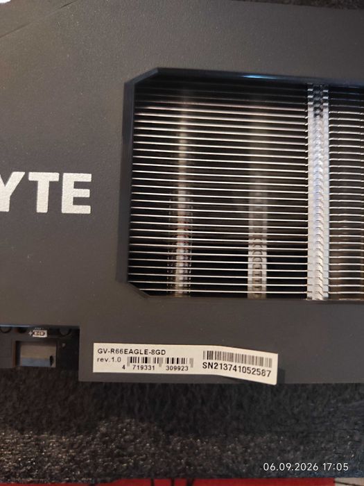 Видеокарта RX 6600 8GB Gigabyte Eagle