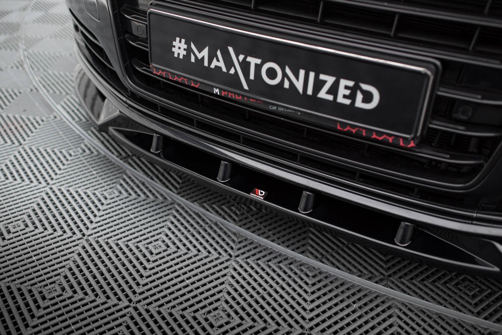 Спойлер за предна броня Maxton design за Audi A8 D4 (2013-2017)