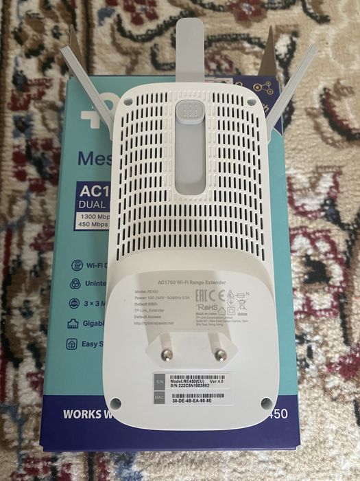 Усилитель wifi Tp link AC1750 RE450