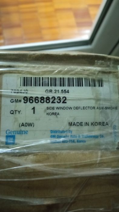 Дефлекторы окон на Шевроле Спарк ,оригинал от GM