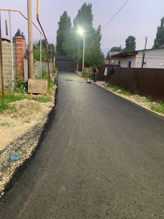 Асфальт асфальтирование бордюр поребрик