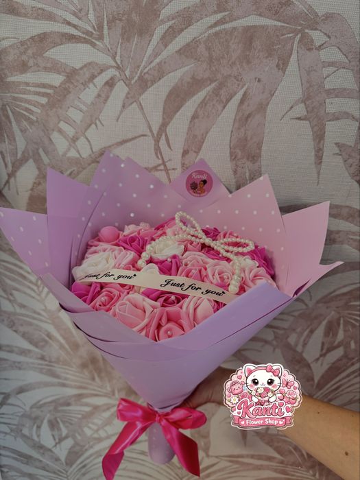 Букет от Вечни рози