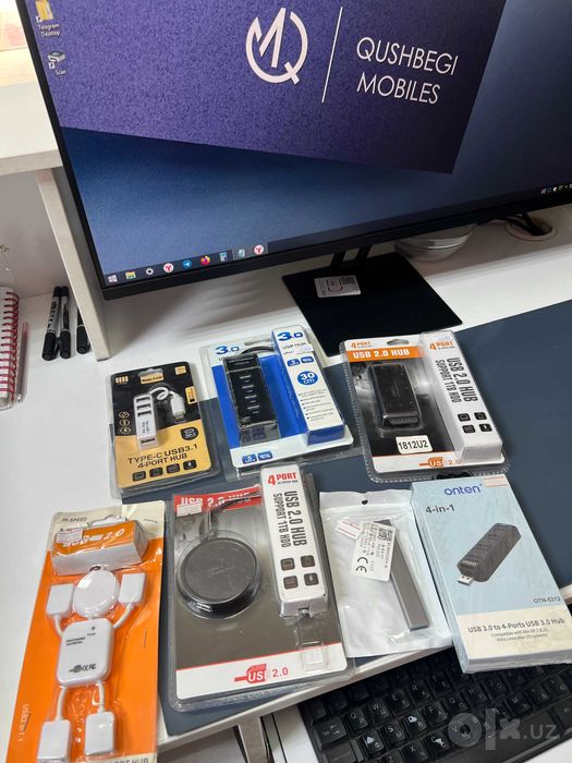 Dostavka! USB Hub 3.0 Type-C USB-A VGa hdmi 4k