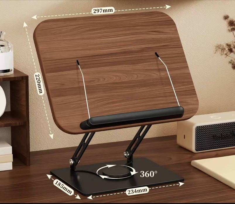 Lavh kitob oʻqish uchun podstavka MDF+metal