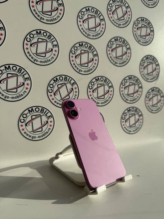 iPhone 16 - 128GB - Pink - 100% - Impecabil - Garantie