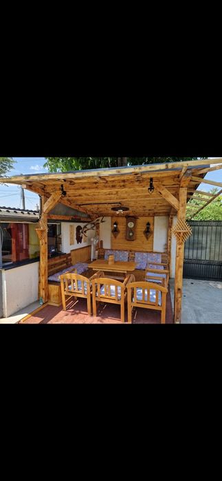 Scaune gradina/terasa din lemn esenta tare.lemn esenta tare