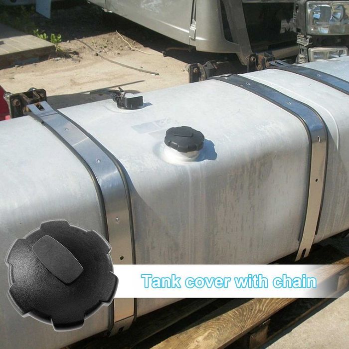 Капачка за резервоар с ключалка, 2 ключа и верижка за DAF, MAN, Mercedes, Volvo, Renault, Iveco