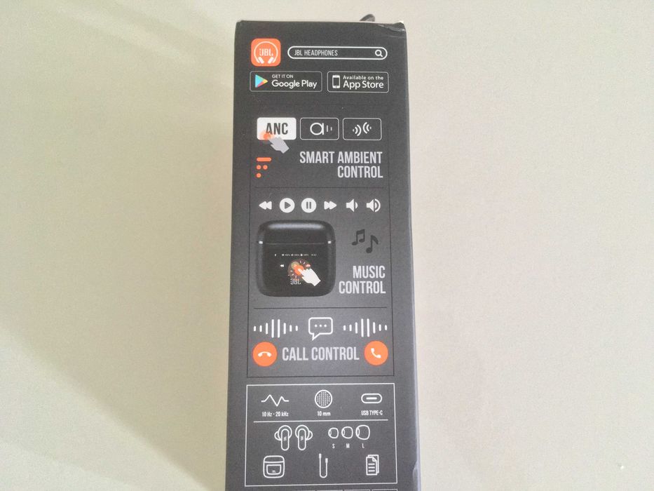 casti wireless JBL Tour Pro 2, ANC (anulare zgomot), smart case, noi sigilate, garantie 2 ani