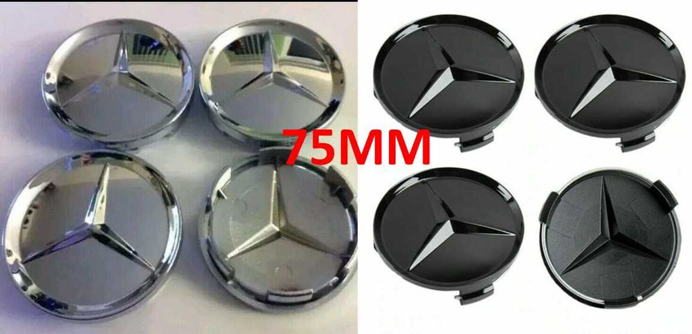 4 Capace jante Mercedes Benz 56, 60, 68 75mm. Noi ambalate!