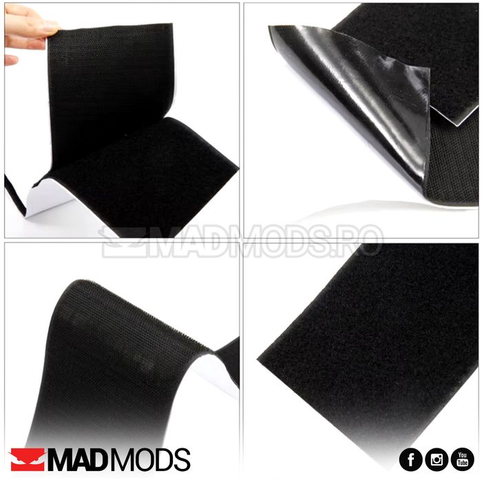 Set suporti placute numar inmatriculare auto fara rama, slim invizibil